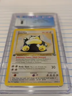 Snorlax First Edition (1st edition) Jungle Non Holo CGC 8 Pokemon - Image 2