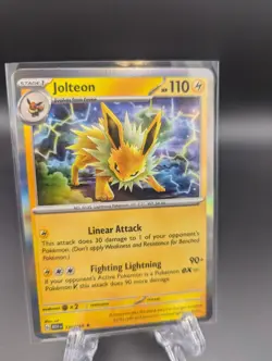 Pokemon TCG Jolteon Scarlet & Violet-151 135/165 Holo Holo Rare - Image 1