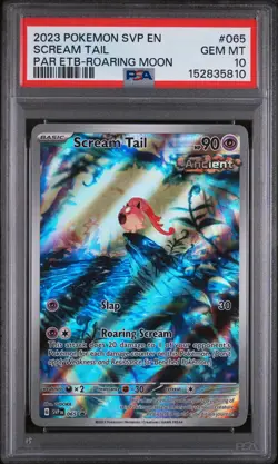 Scream Tail 065 Paradox Rift Elite Trainer Box-Roaring Moon Pokemon PSA 10 - Image 1