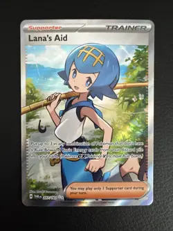 Lana's Aid 207/167 Ultra Rare Twilight Masquerade Pokemon Holo Near Mint - Image 1