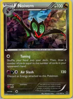Pokemon TCG Noivern 112/162 BREAKthrough Cracked Ice Holo LP - Image 1