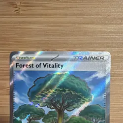 Pokemon TCG Forest of Vitality 109/088 Trainer Stadium Full Art Foil EN - Image 2
