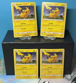LOT of 4 ⚡ Pikachu SWSH039 NM Sword&Shield Black Star Promo Pokemon TCG - Image 1