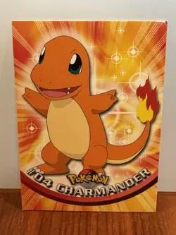Vintage Topps Blue Label Pokemon #04 Charmander NM - Image 1