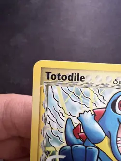 Pokemon TCG Totodile 67/101 Reverse Holo Common 2006 EX Dragon Frontiers - LP - Image 2