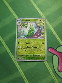 Metapod 011/165 Reverse Holo Pokemon 151 (MEW) - Image 1