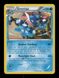 GRENINJA RARE 40/122 LP POKEMON - Image 1