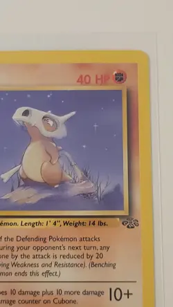 Cubone 50/64 Jungle Set Unlimited Pokemon TCG 1999 NM Condition First Edition - Image 5