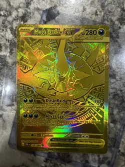 Mega Darkrai EX 120/084 Pokemon Pitch Black Full Art Gold Mega Hyper Rare 2026 - Image 4