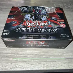 Yugioh Supreme Darkness Booster Box 1st Edition (open) - Image 1