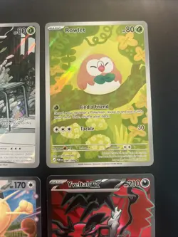 Perfect Order Pokemon Card Lot Spewpa Rowlett Yveltal Ex Meowth Ex NM Condition - Image 3