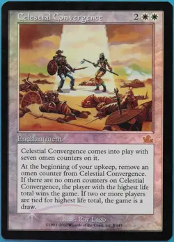Celestial Convergence FOIL Prophecy PLD White Rare CARD (516371) ABUGames - Image 1