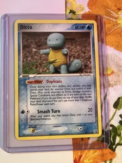 Pokemon Squirtle Ditto Card 2005 40/113 Delta Species LP - Image 1