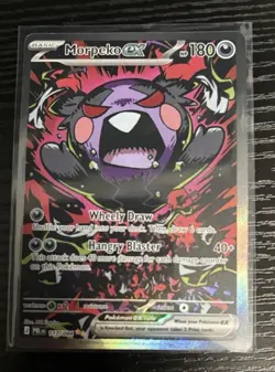 Morpeko ex 117/084 - Pitch Black SIR Pokemon Bad Centering - Image 1