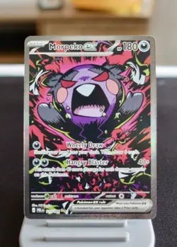 Morpeko EX 117/084 SIR Pokemon Pitch Black (PBL) ME05 NM ENGLISH - Image 1