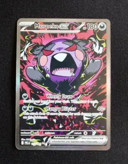 Morpeko EX 117/084 SIR Pokemon Pitch Black (PBL) ME05 NM ENGLISH - Image 2