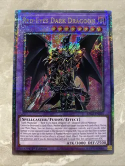 Yugioh - Red-Eyes Dark Dragoon - Quarter Century Secret Rare - RA02-EN021 - Image 1