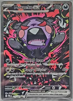Pokemon TCG Morpeko ex 117/084 SIR English NM/M Pitch Black - Image 1