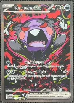 Morpeko ex 117/084 Pitch Black Full Art Holo EX Pokemon TCG English - Image 1