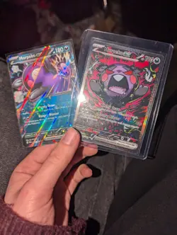 Morpeko ex 117/084 Pitch Black Full Art Holo EX Pokemon TCG English - Image 1