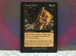 MTG - Tainted Aether - Urza's Saga Rare NM Vintage Magic The Gathering - Image 1