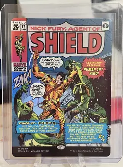 Nick Fury, Agent of S.H.I.E.L.D. (Borderless) (0389) Marvel Super Heroes Foil - Image 1