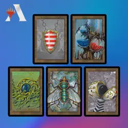 Dan Frazier Allied and Enemy Tallismans Sleeves - MTG Arena Code Instant ~SLG~ - Image 1