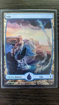 Island 236 (Foil Full Art NM) - MTG Zendikar SPANISH - Veronique Meignaud - Image 1