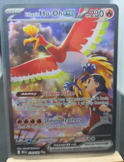 Ethan's Ho-Oh ex 230/182 SIR Destined Rivals Scarlet Violet Pokemon - Image 1