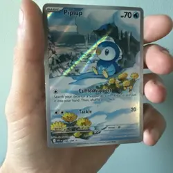 Pokemon TCG Piplup Illustration Rare 098/094 Near Mint Phantasmal Flames - Image 1