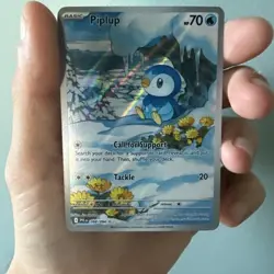 Pokemon TCG Piplup Illustration Rare 098/094 Near Mint Phantasmal Flames - Image 3