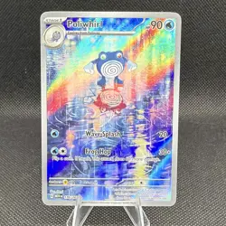 Pokemon TCG Poliwhirl 176/165 SV 151 Illustration Rare FA Holo ENG 90 HP - Image 1