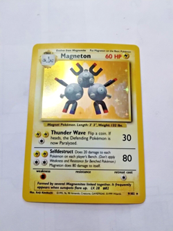 Pokemon Magneton -Base Set # 9/102 Holo Rare -Uncirculated. - Image 1