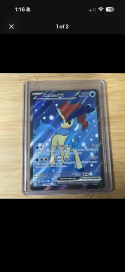 2025 POKEMON MEP EN-ME BLACK STAR PROMO #010 RIOLU PSA 9 Meowth Psa 9 And Keldeo - Image 3