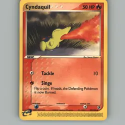 Cyndaquil 59/100 Common Sandstorm Pokemon Lightly Played - Image 1