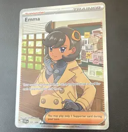 Emma 107/086 CR1: Chaos Rising Secret Rare Full Art Foil ENG Pokemon TCG - Image 1