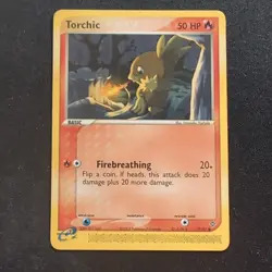 Pokemon TCG Torchic 77/97 EX Dragon Unlimited Common Regular Basic 50 HP - Image 1