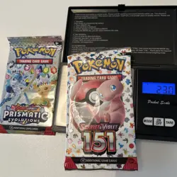 Pokemon 151 Sealed Pack Heavy 23g + Prismatic Evolutions Heavy Pack - Sealed - Image 1