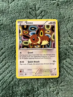 Eevee BW94 Black & White Holo Pokemon TCG LP - Image 1