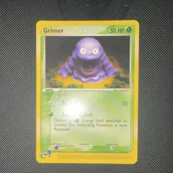 Pokemon TCG Grimer 57/97 EX Dragon Regular Common Illus. Yuka Morii - Image 4