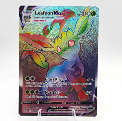 Pokemon Leafeon VMAX 204/203 SWSH07 Evolving Skies Secret Rare Holo Eng - Image 1