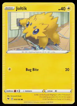 Joltik 055/185 Common Vivid Voltage Pokemon Near Mint - Image 1
