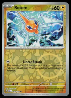 Rotom - Pikachu 14 069/198 Common Battle Academy 2024 Pokemon Near Mint - Image 1