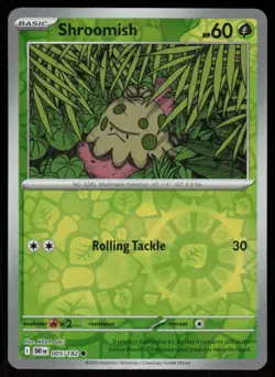 Shroomish 005/182 Common Destined Rivals Pokemon Reverse Holo Near Mint - Image 1
