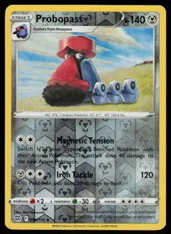 Probopass 099/172 Uncommon Brilliant Stars Pokemon Reverse Holo Lightly Played - Image 1