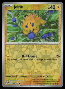 Joltik 064/182 Common Paradox Rift Pokemon Reverse Holo Near Mint - Image 1