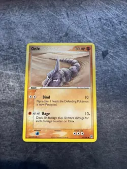 Onix 71/100 Common Sandstorm Pokemon NM - Image 1