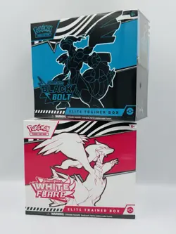 Pokemon TCG SEALED Bundle Lot- Black Bolt ETB + White Flare ETB + Booster Packs - Image 2
