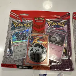 Pokemon Tcg: Armarouge, Revavroom Houndstone Foil, W/2 Booster Packs X2& Pokepez - Image 2