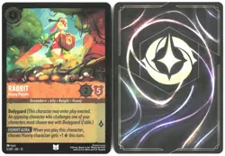 Disney Lorcana TCG Rabbit - Hunny Paladin 5/207 Uncommon Foil Attack Of The Vine - Image 3